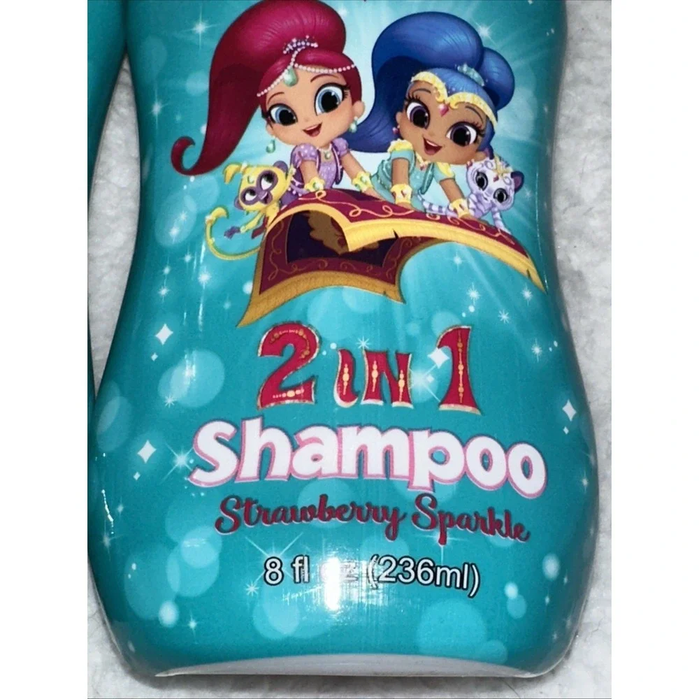 Nickelodeon Shimmer Shine 2 In 1 Shampoo Conditioner Strawberry Sparkle 8oz Kids